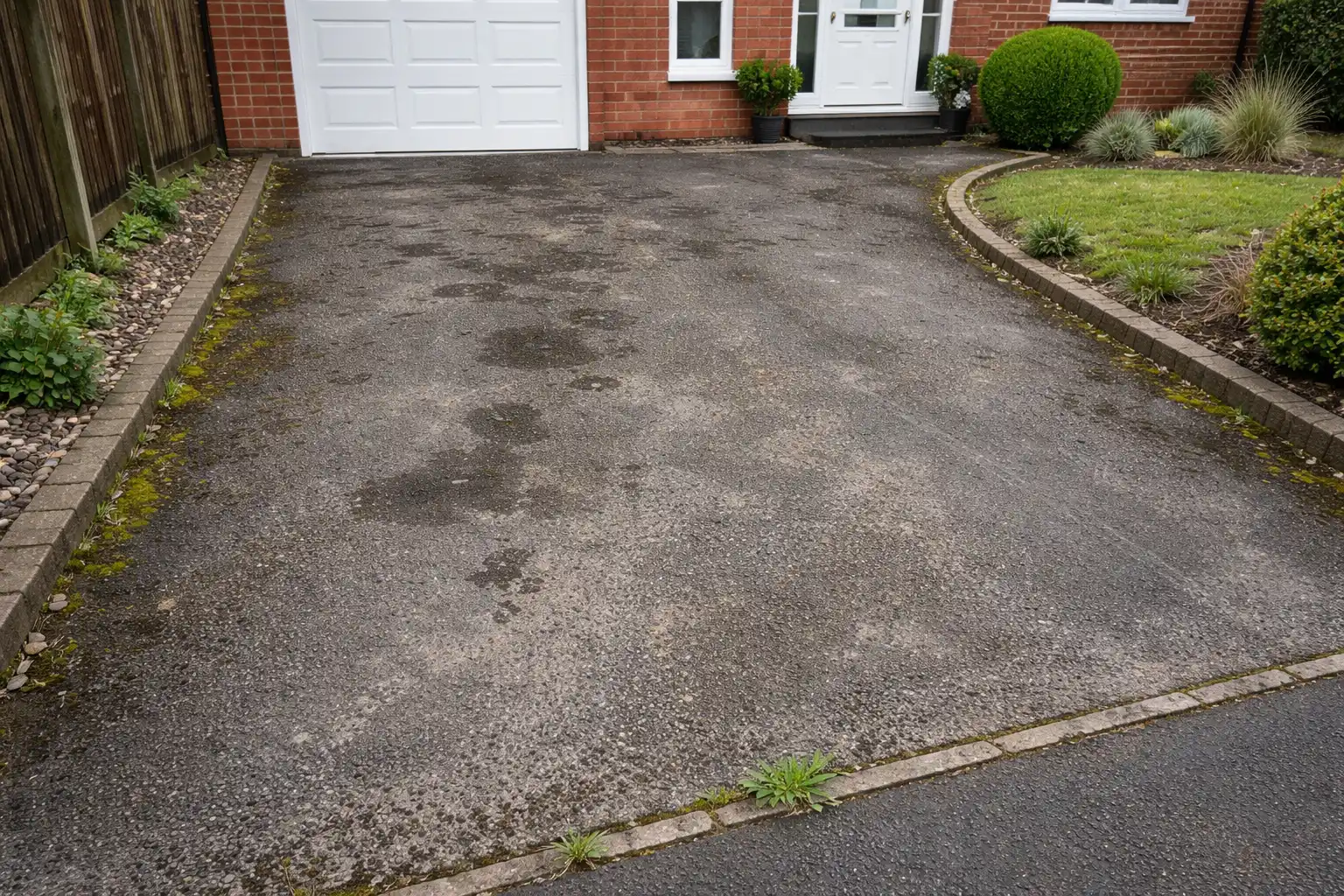 Before — tarmac driveway restoration